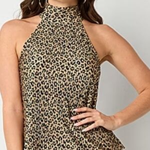 BOLD elements Women's Sleeveless Top With High Neck Size S Pre-owned